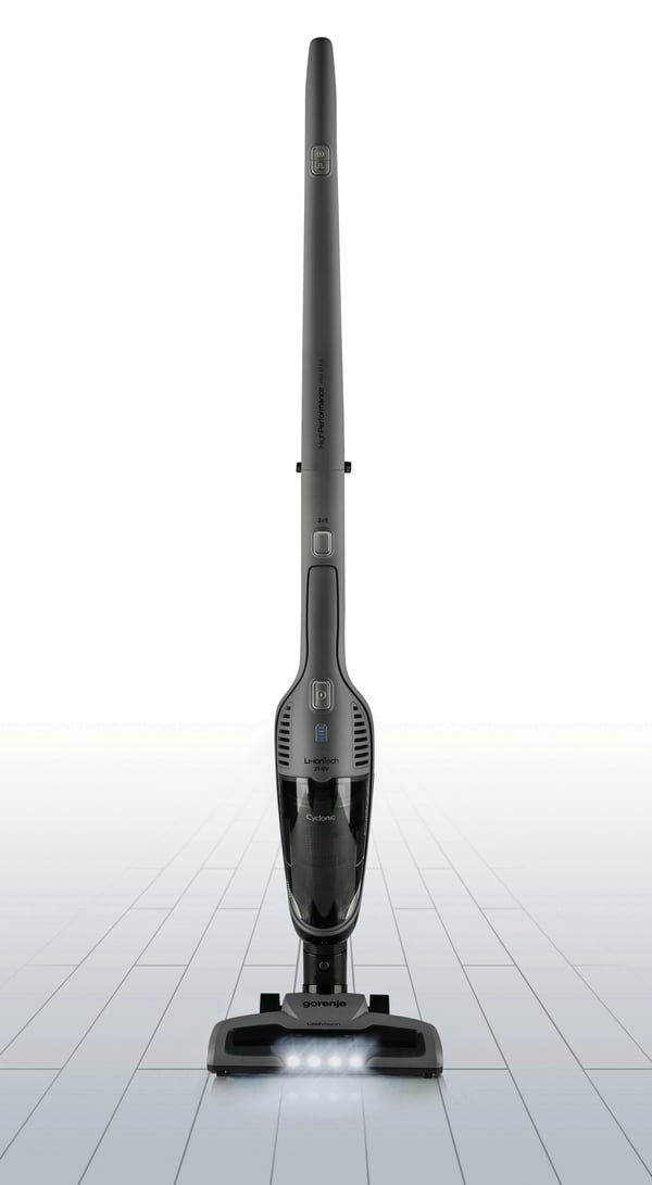 Gorenje SVC216FGD 2-i-1 stangstøvsuger Batteri Dry HEPA Sort