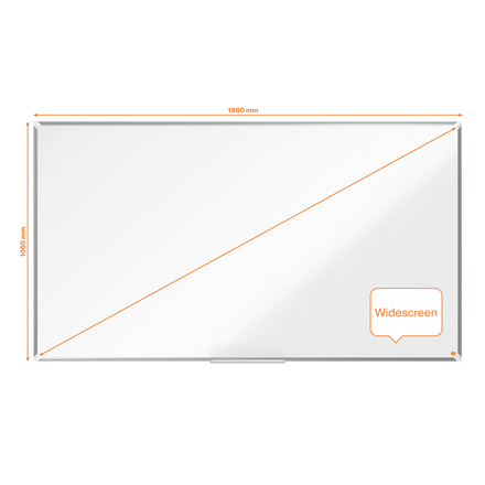 Nobo Premium Plus Stål Whiteboard EU Ecolabel 1880x1060 mm