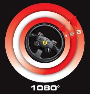 Thrustmaster T300 Ferrari Integral Racing Wheel Alcantara Edition Svart Ratt + Pedaler Analog / Digital PC, PlayStation 4, Playstation 3