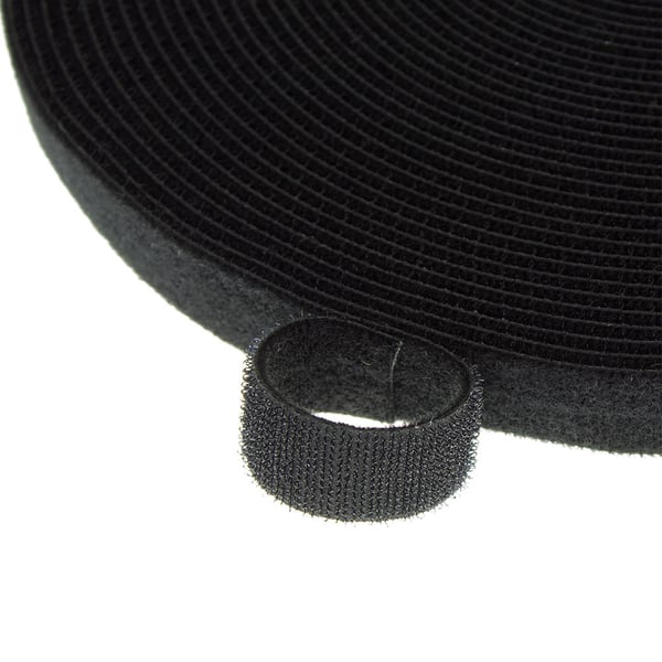 ACT CT4043 velcro lynlås Nylon, Polypropylen Sort 1 stk