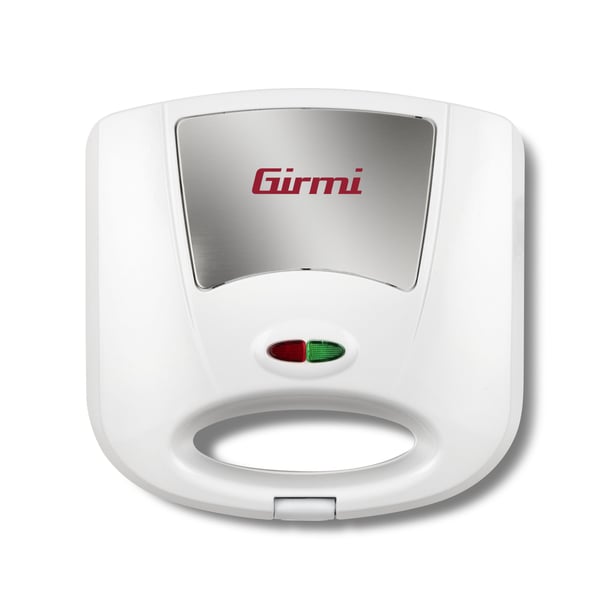 Girmi TS03 smörgåsgrill 750 W Rostfritt stål, Vit
