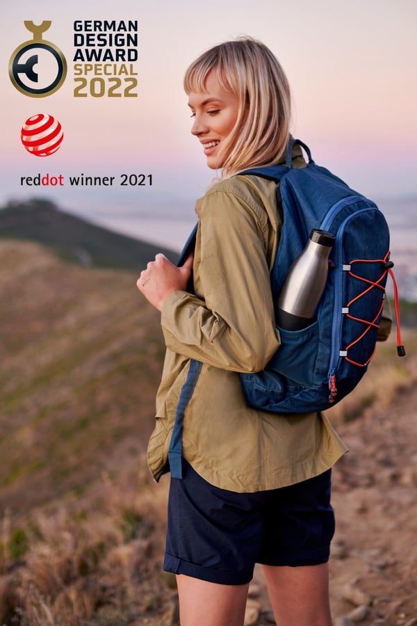 Tefal Bludrop Sleeve N31111 Dagligt forbrug, Fitness, Vandring, Sport 700 ml Rustfrit stål Sort, Rustfrit stål