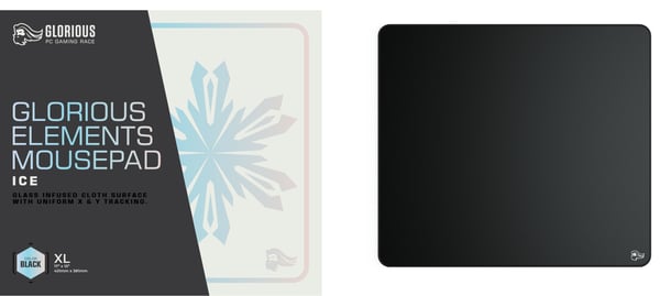 Glorious Gaming Glorious Elements Spelmusmatta Svart