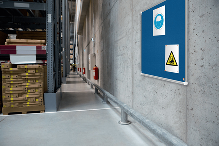 Nobo Premium Plus opslagstavle Indendørs Blå Aluminium