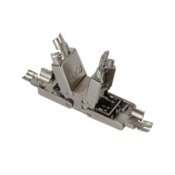 LogiLink MP0057 liitinjohto Cat.6A, Cat.7, Cat.7A Metallinen