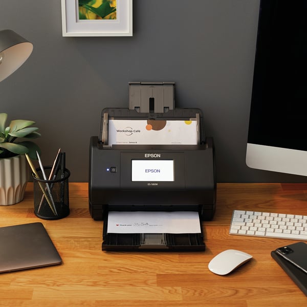 Epson WorkForce ES-580W Skanner med papir-tilførsel 600 x 600 dpi A4 Sort