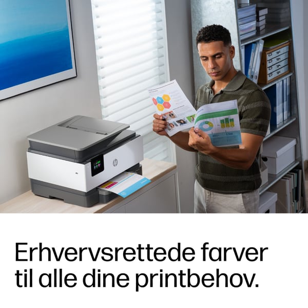 HP OfficeJet Pro 9135e Trådløst All-in-One Farve Printer, Instant Ink; 2-sidet printning