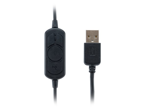 Equip 245305 kuulokkeet ja kuulokemikrofoni Langallinen Pääpanta Toimisto/puhelukeskus USB A-tyyppi Musta