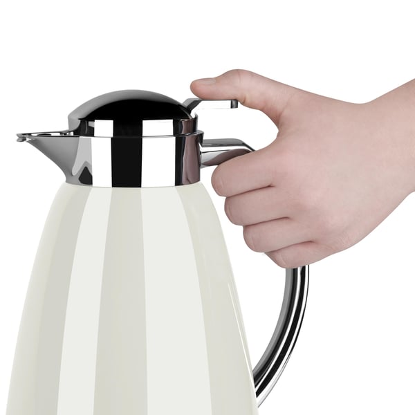 Tefal K30340 termosflaska 1 l Rostfritt stål, Vit
