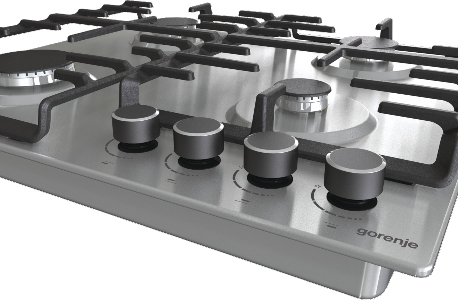 Gorenje G642ABX kogeplade Rustfrit stål Indbygget 60 cm Gaskomfur 4 zone(s)