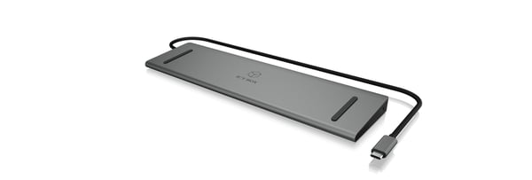 ICY BOX IB-DK2106-C Kabel USB 3.2 Gen 1 (3.1 Gen 1) Type-C Antracit, Svart