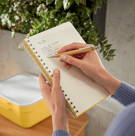 Leitz Cosy notesblok Soft Touch linjeret spiralindbundet