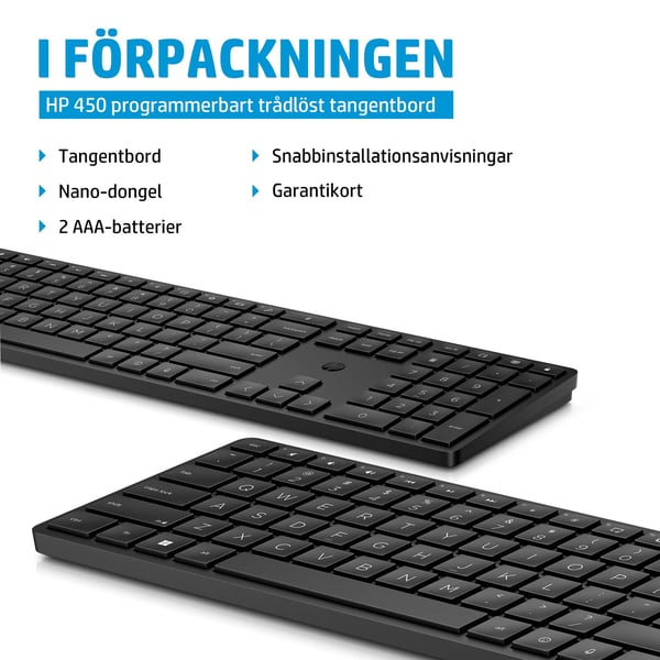 HP 450 trådlös BLK programmerbar