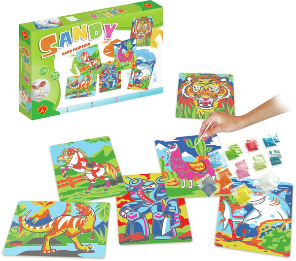 Alexander Toys Sandy Sand Painting Big Box Värityskuvasetti
