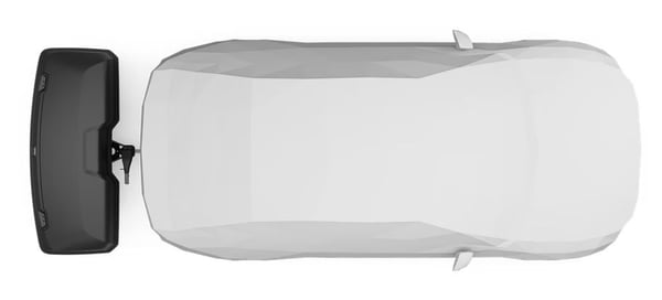 Thule Arcos box L Holder til vintersport Sort