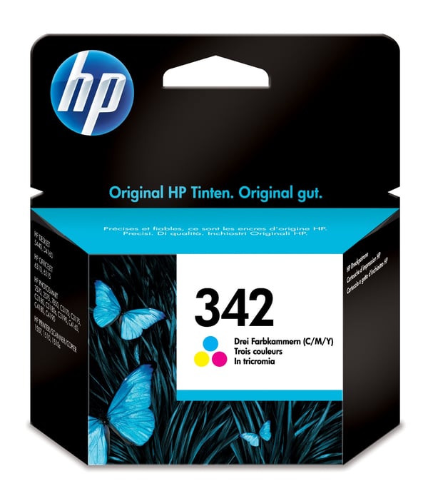 HP 342, alkuperäinen kolmivärinen mustekasetti HP 342, alkuperäinen kolmivärinen mustekasetti
