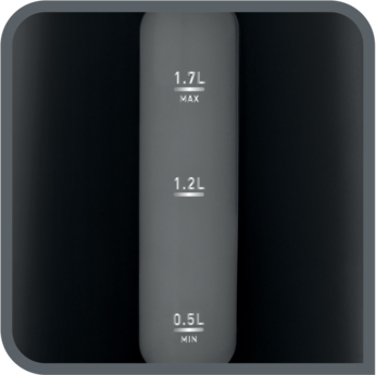 Tefal KO2008 vattenkokare 1,7 l 2400 W Svart