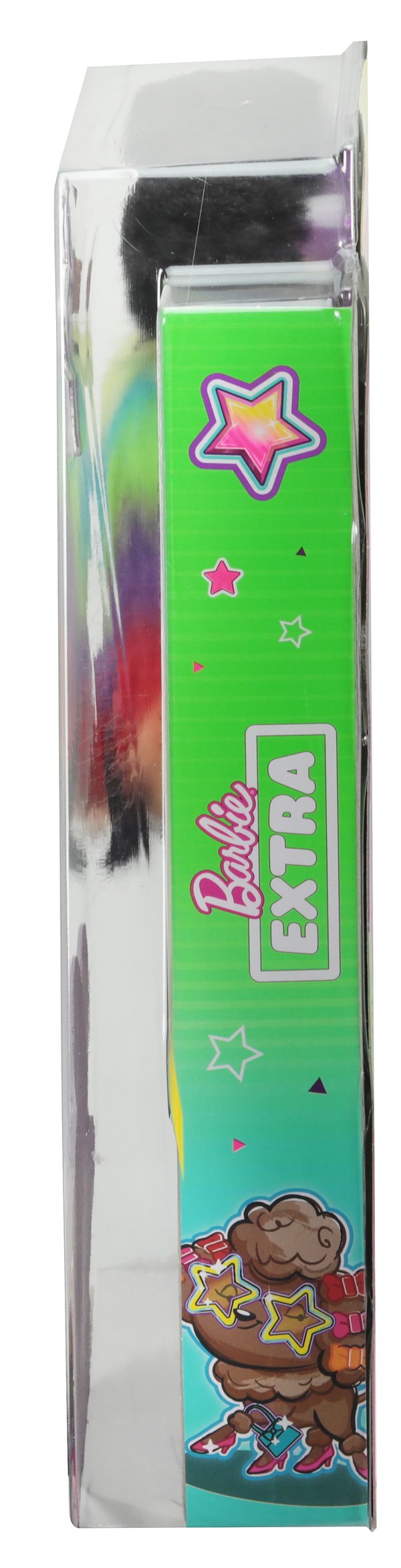 Barbie Extra Doll #1 in Rainbow Coat with Pet Poodle