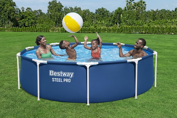 Bestway Steel Pro 56679 swimmingpool til over jorden Indrammet pool Rund Blå