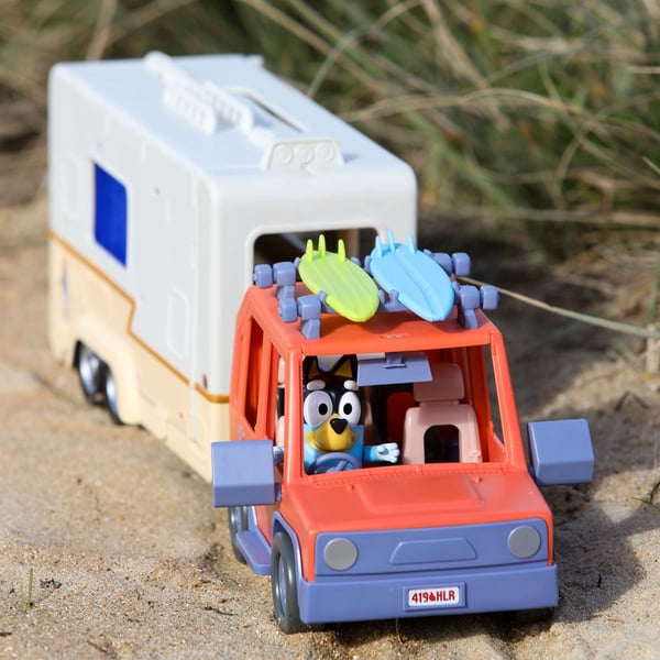 Moose Toys Bluey Auto en Kamper Speelset