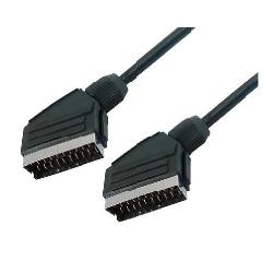Nilox Scart 3m M/M 21pin SCARt kabel SCART (21-pin) Sort