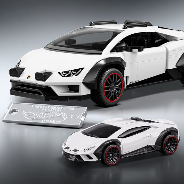 Mattel Brick Shop Hot Wheels Lamborghini Huracan Sterrato