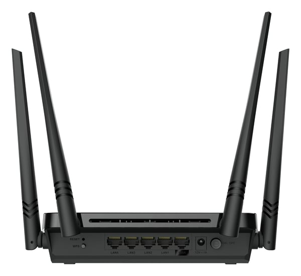 D-Link AC1200 langaton reititin Gigabitti Ethernet Kaksitaajuus (2,4 GHz/5 GHz) Musta