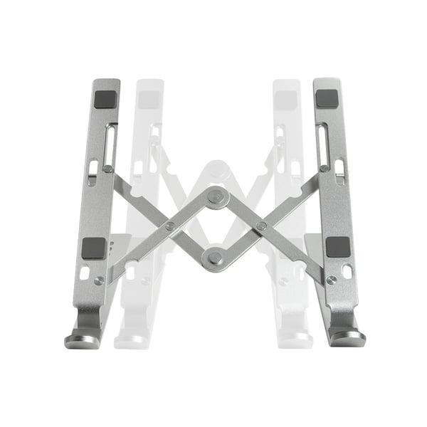 LogiLink AA0134 Ställ för bärbara datorer Ställ till bärbara datorer Silver 40,6 cm (16")