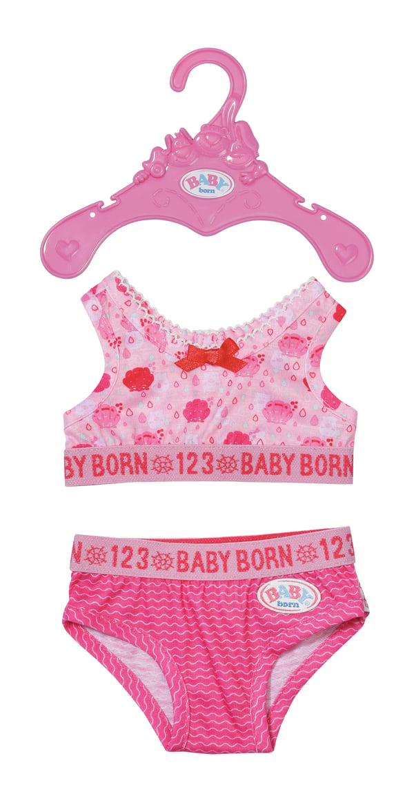 BABY born Underwear 2 assorted Dukkeundertøj