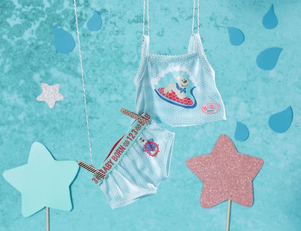 BABY born Underwear 2 assorted Dukkeundertøj