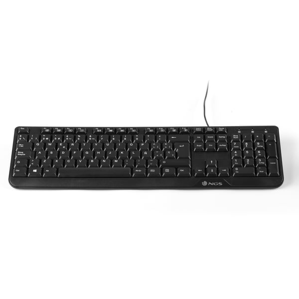 NGS Cocoa Kit, QWERTY, ES tastatur Mus inkluderet Universel USB Spansk Sort