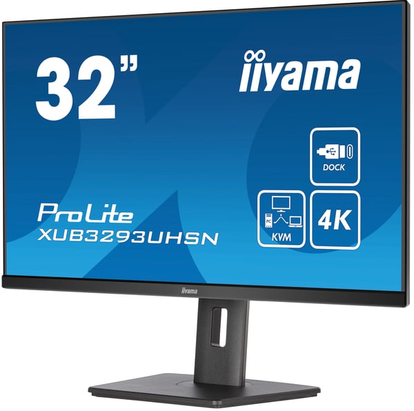 iiyama ProLite XUB3293UHSN-B5 computerskærm 80 cm (31.5") 3840 x 2160 pixel 4K Ultra HD LCD Sort