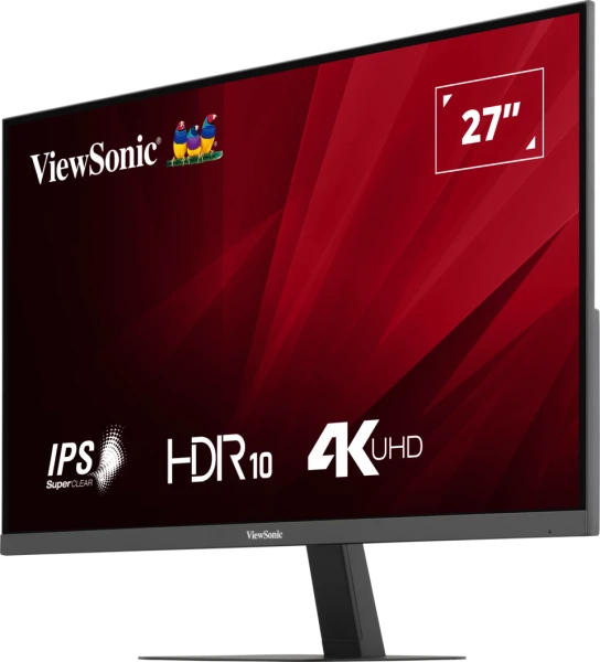 Viewsonic VA VA2708-4K-HD tietokoneen litteä näyttö 68,6 cm (27") 3840 x 2160 pikseliä 4K Ultra HD LED Musta