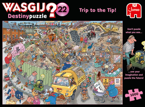 Wasgij Destiny 22 1000 pcs Puslespil 1000 stk Tegneserier