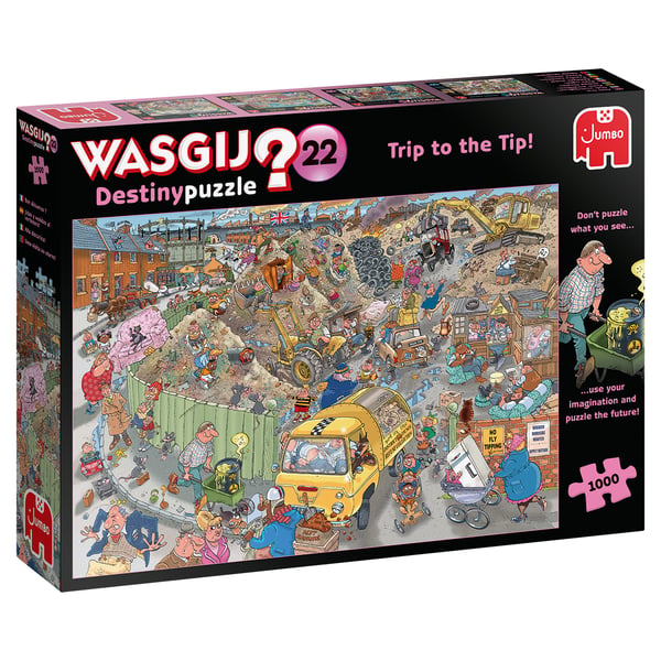 Wasgij Destiny 22 1000 pcs Puslespil 1000 stk Tegneserier