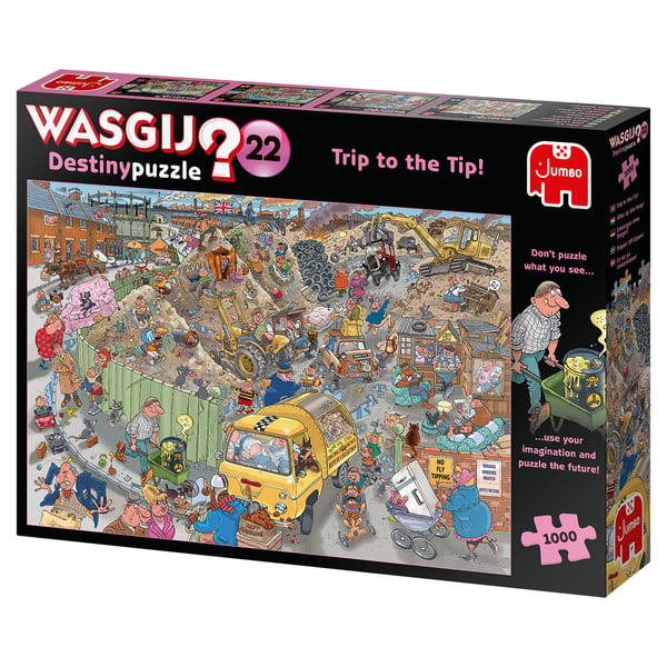 Wasgij Destiny 22 1000 pcs Puslespil 1000 stk Tegneserier