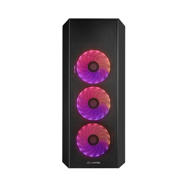 Chieftec GL-04B-OP tietokonekotelo Midi Tower Musta