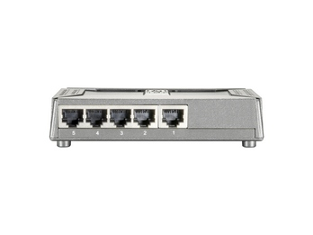 LevelOne FSW-0508TX netværksswitch Ikke administreret Fast Ethernet (10/100) Sort, Grå