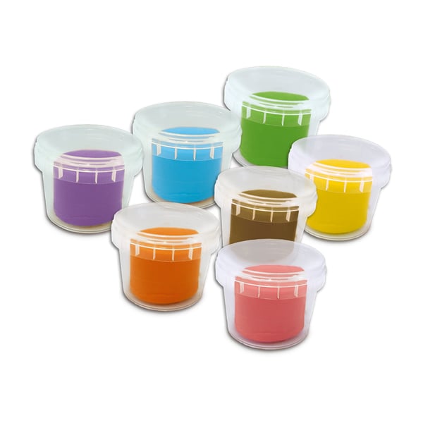 SES Creative Eco dough mega set Muovailuvaha Sininen, Ruskea, Vihreä, Oranssi, Purppura, Punainen, Keltainen