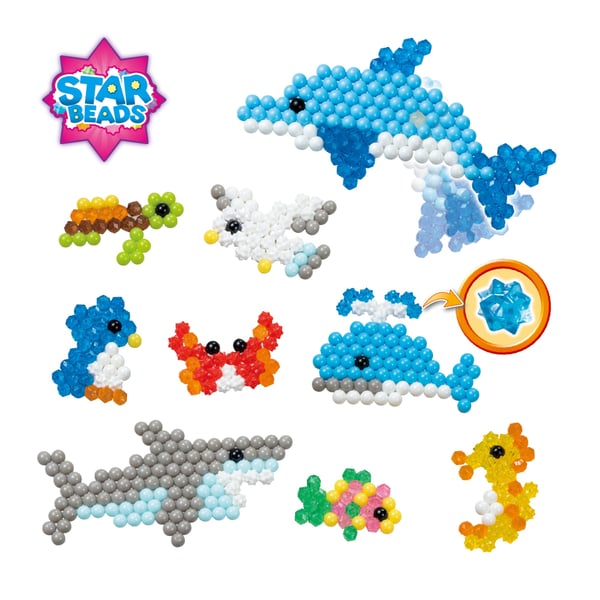 Aquabeads | Ocean Stars -helmet | Asennussarja