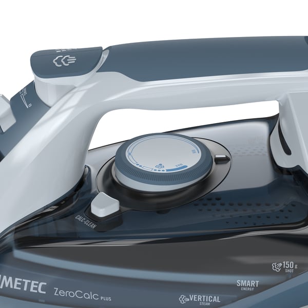 Imetec Zerocalc Plus Torr & Ångstrykjärn CeramicGlide stryksula 2200 W Blå
