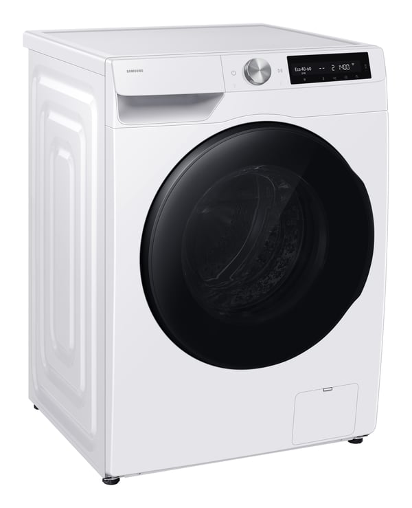 Samsung WD10HG6U94BEU3 vaskemaskine - tørretumbler Fritstående Front-læsning Hvid