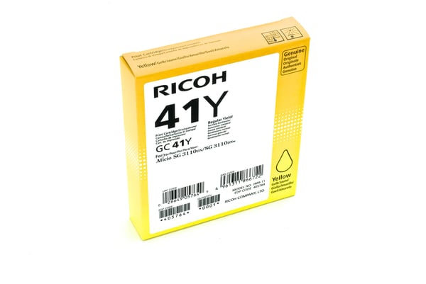 Ricoh 405764 mustekasetti 1 kpl Alkuperäinen Perusvärintuotto Keltainen