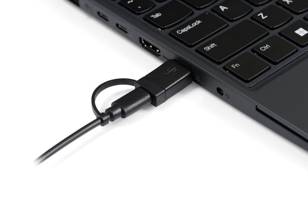 BakkerElkhuizen UltraBoard 955 V2 Numeric Numeerinen näppäimistö Kannettava tietokone/PC USB Tummanharmaa, Vaaleanharmaa