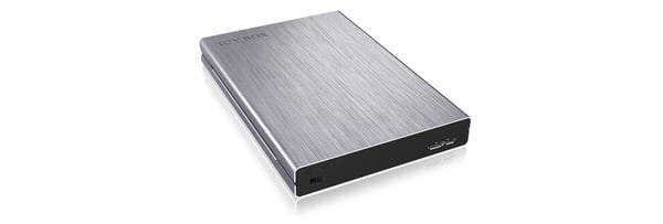 ICY BOX IB-241WP HDD/SSD kabinet Anthracit, Sølv 2.5"