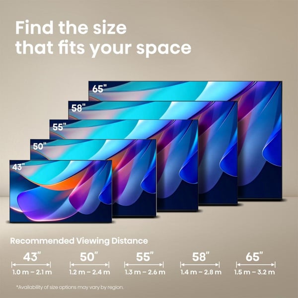 Hisense 43A6S 109,2 cm (43") 4K Ultra HD Smart TV Wi-Fi Sort