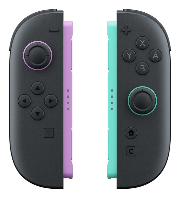 Nintendo Joy-Con 2 Svart, Ljusgrön, Lila Bluetooth Spelplatta Analog / Digital Nintendo Switch 2