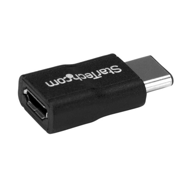 StarTech.com USB-C till Micro USB-adapter - Hane/Hona - USB 2.0 - Kompatibel med USB Typ-C mobila enheter