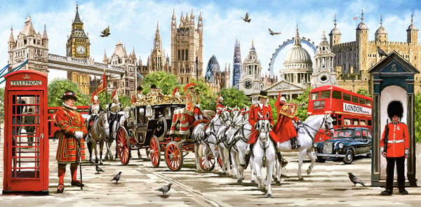 Castorland Pride of London 4000 pcs Kuviopalapeli 4000 kpl Kaupunki