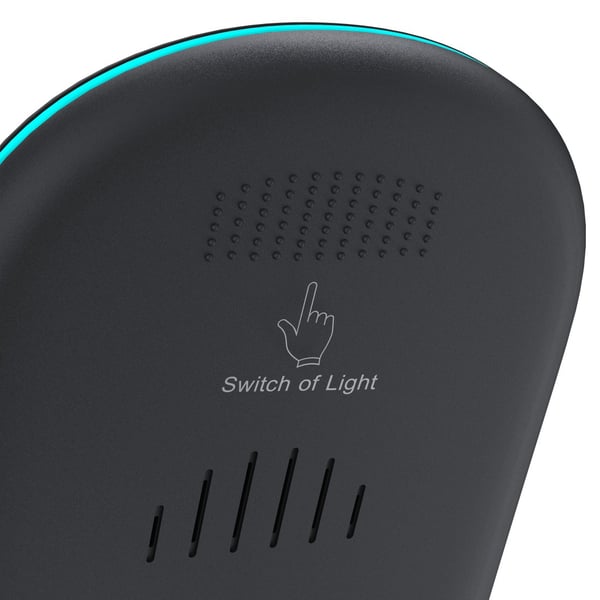 Hama QI-FC15S Smartphone Sort Vekselstrøm Trådløs opladning Hurtig opladning Indendørs